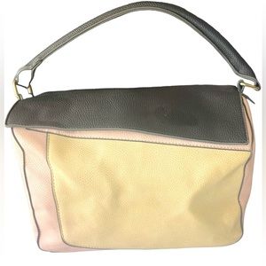 Just Fab 2 Pocket Satchel Handbag